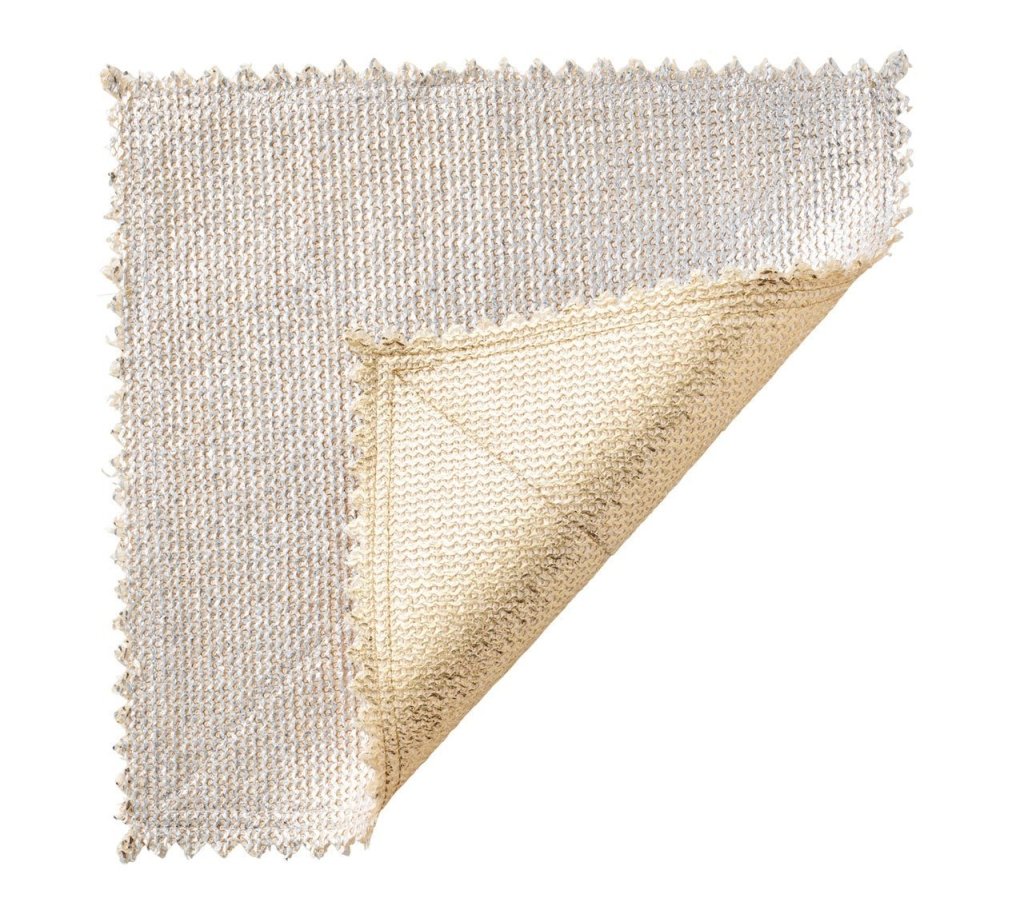 Stamped Reversible Placemat in Silver & Gold | Kim Seybert