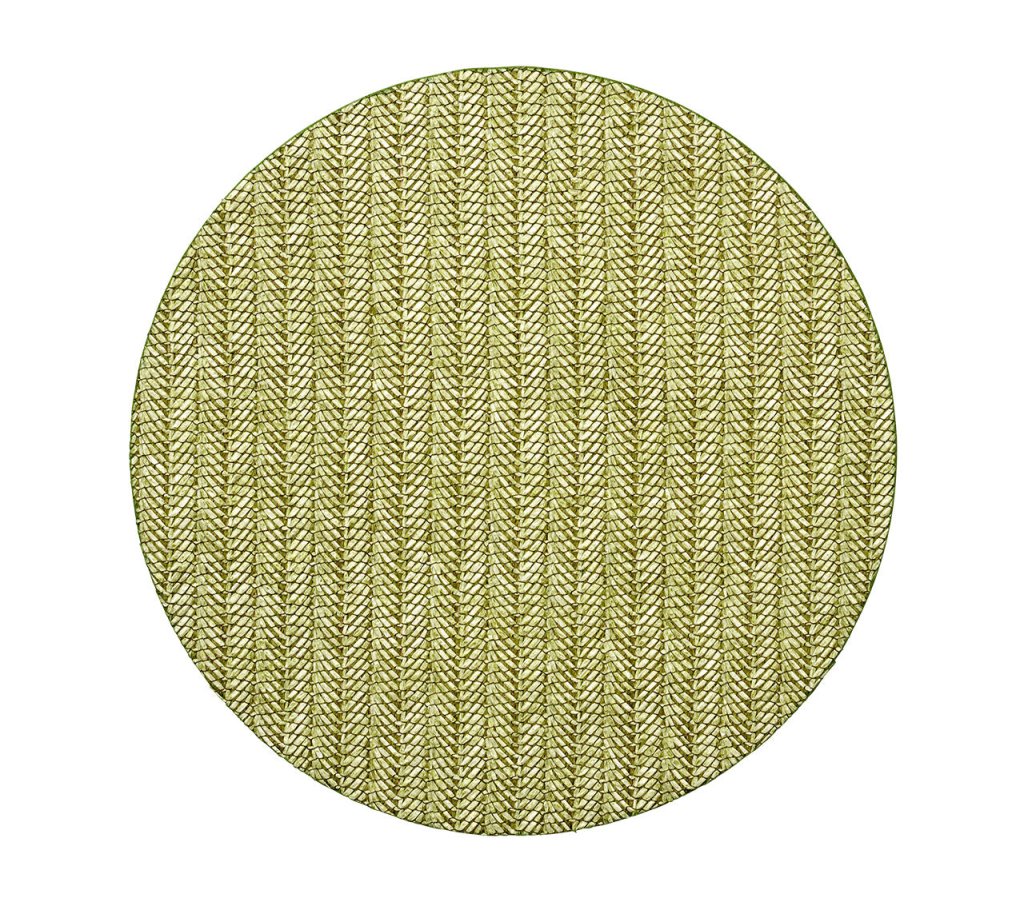 Sample: Chevron Placemat in Moss