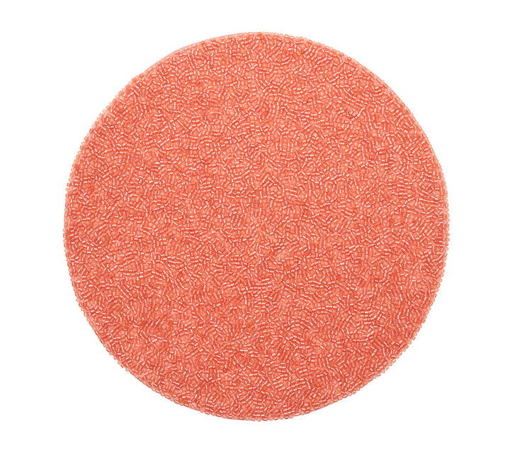 Perennial Placemat in Coral, Set of 2