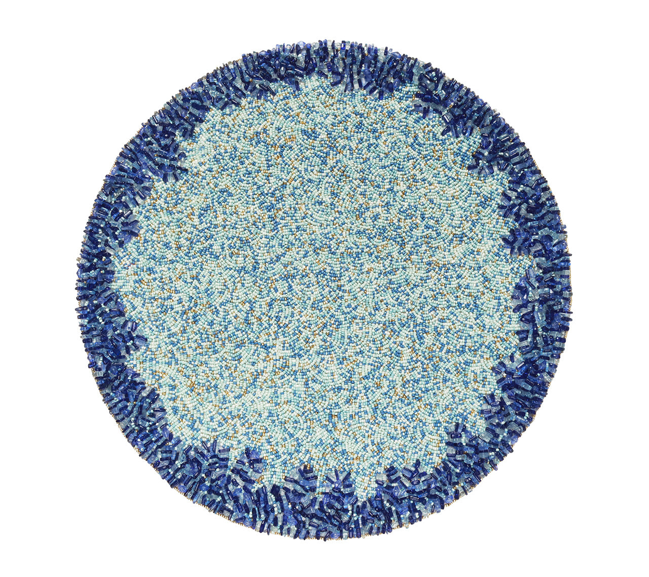 Lagoon Placemat in Navy & Blue, Set of 4