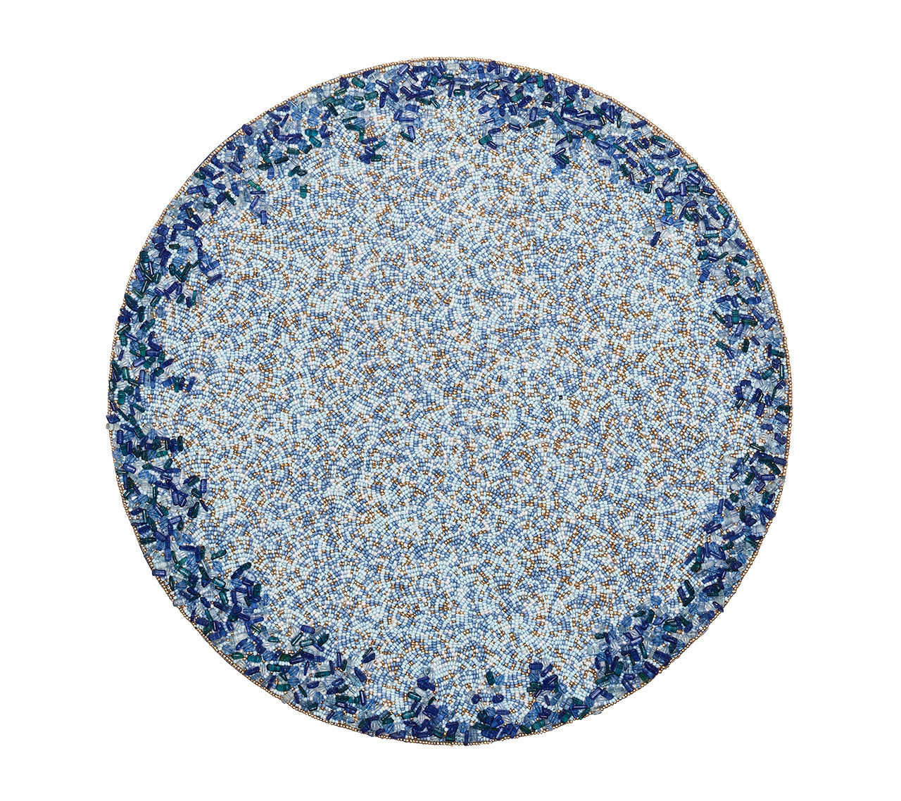 Lagoon Placemat in Navy & Blue, Set of 4