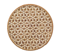 Lanai Placemat in Natural & Brown, Set of 4