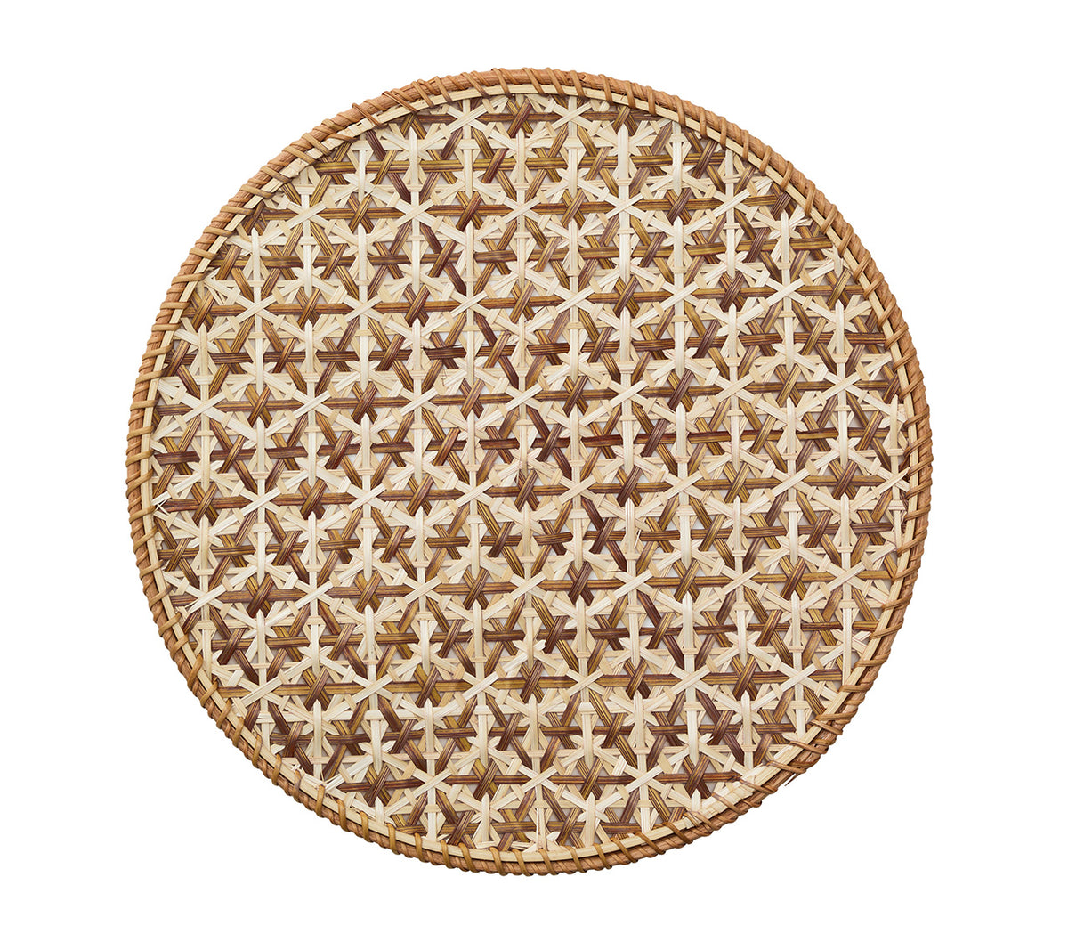 Lanai Placemat in Natural & Brown, Set of 4
