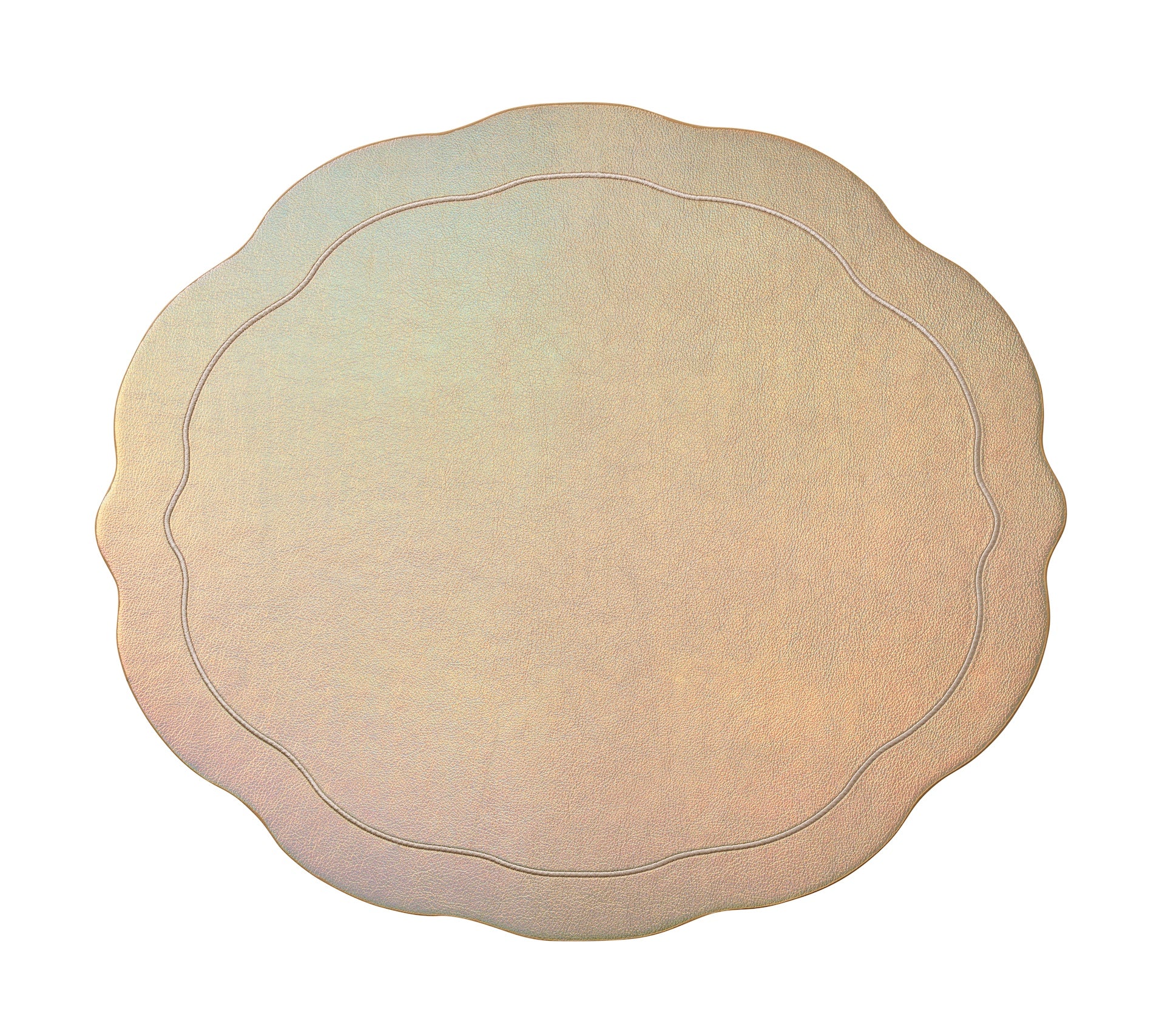 Tailored Placemat in Iridescent Champagne, Set of 4