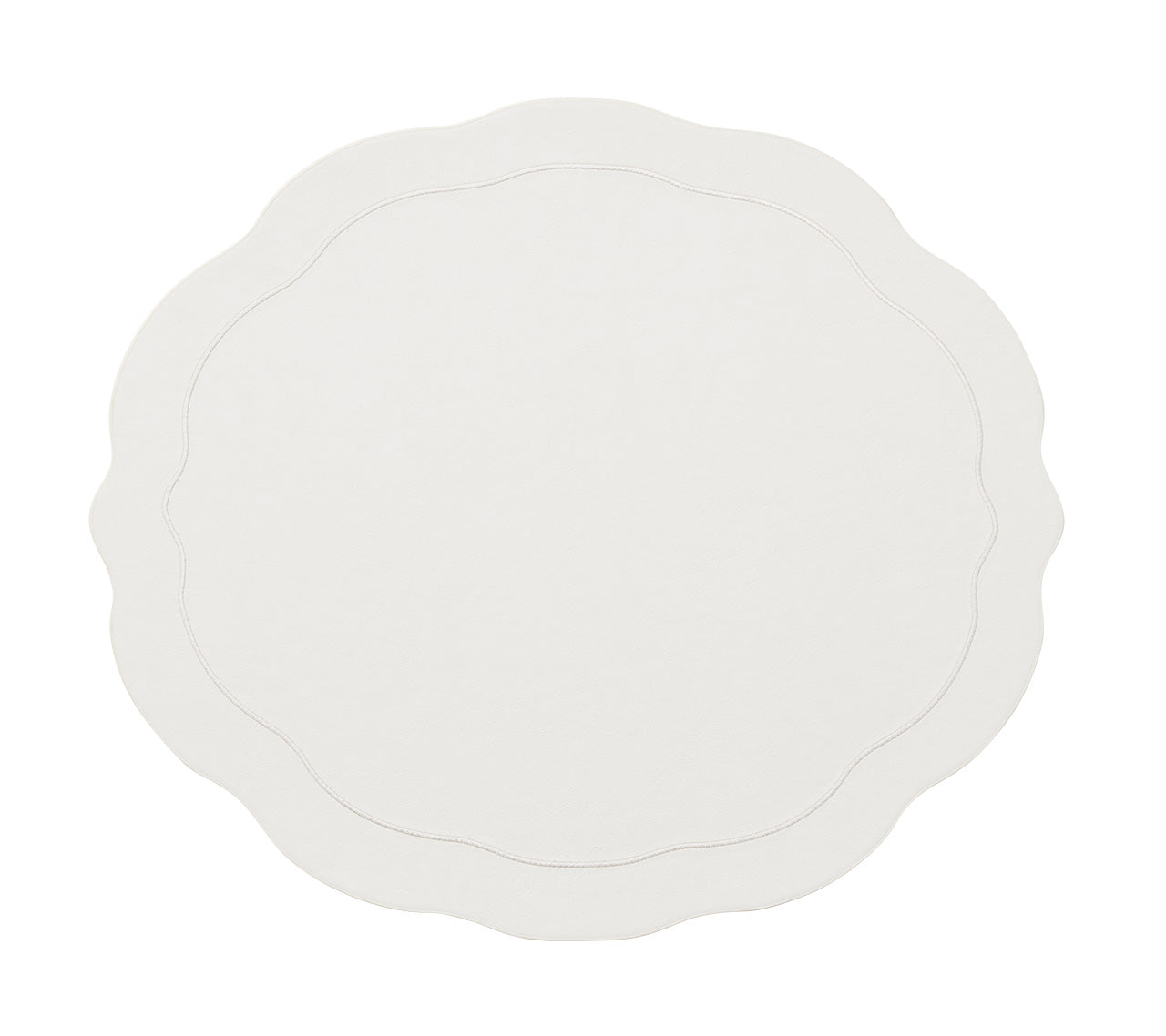 Tailored Placemat in White, Set of 4