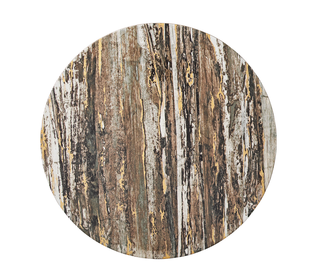 Sample: Weathered Pine Placemat in Ivory, Natural & Gold