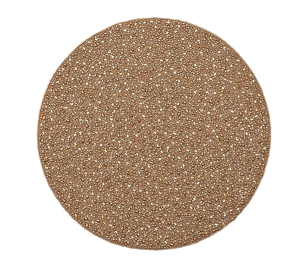 Gold Rush Placemat in Gold, Set of 4