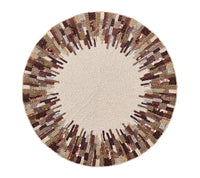 Diadem Placemat in Brown & Multi, Set of 2