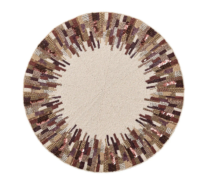 Diadem Placemat in Brown & Multi, Set of 2