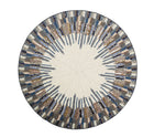 Diadem Placemat in Ivory & Blue, Set of 2
