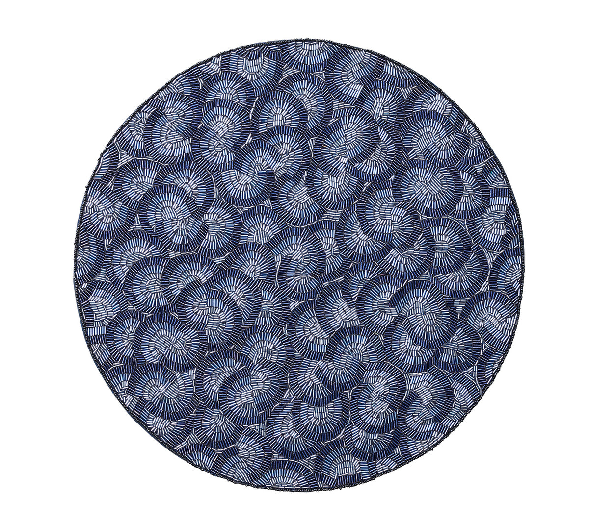 Lune Placemat in Blue, Set of 2