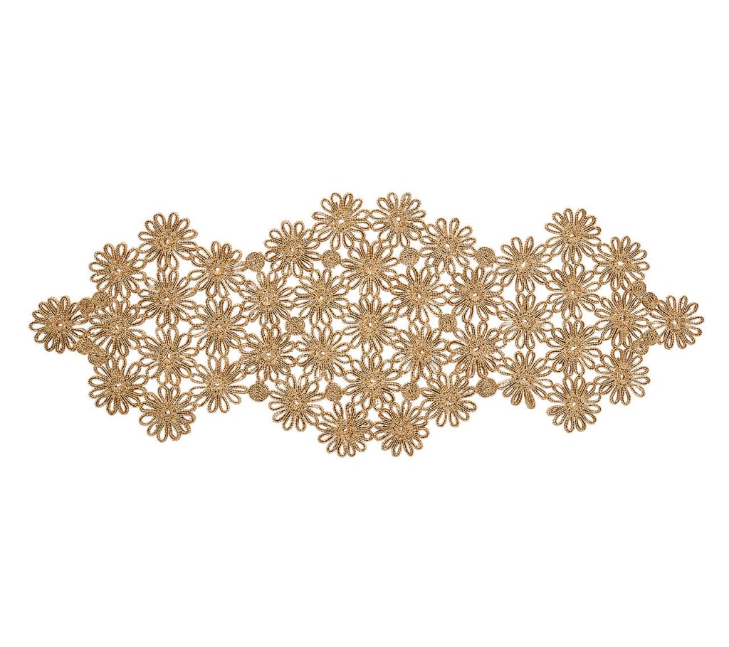 Kim Seybert, Inc.Flores Runner in NaturalTable Runners