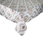 Sample: Watercolor Ikat Tablecloth in Taupe