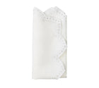 Tapestry Napkin in White, Set of 4