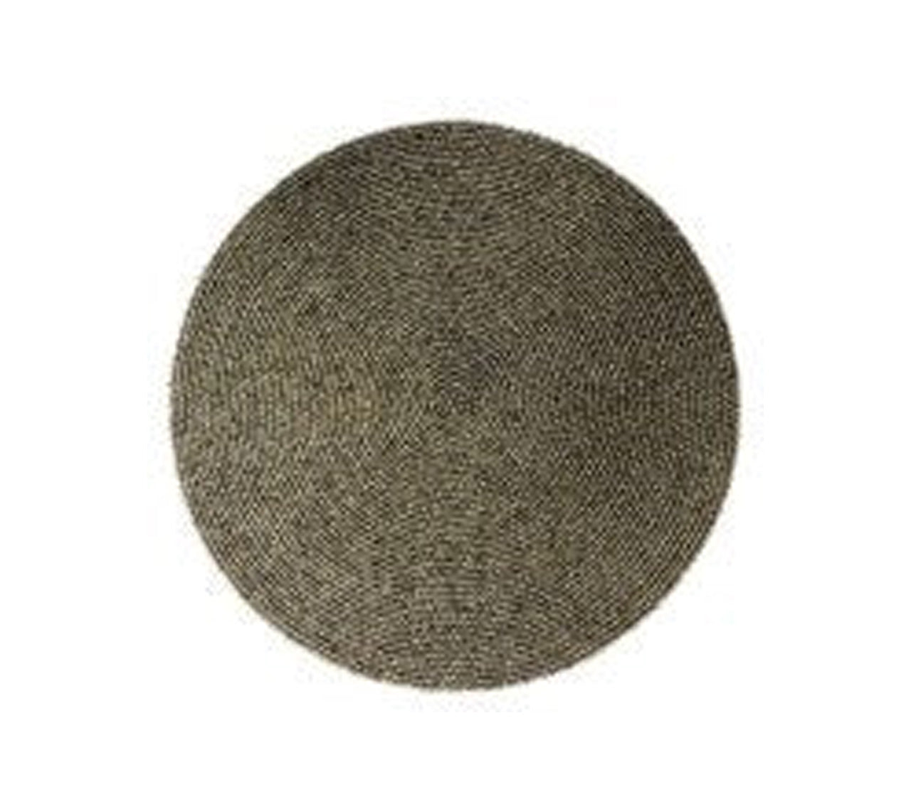 Sample: Transparent Bead Placemat In Gray
