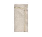 Jardin Napkin in Natural, Gold & Silver, Set of 4