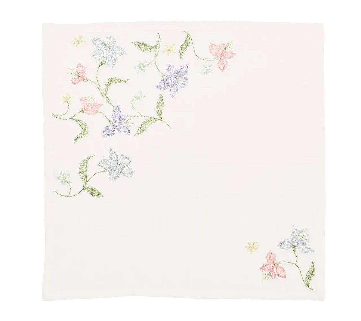Vista Napkin in White & Multi, Set of 4
