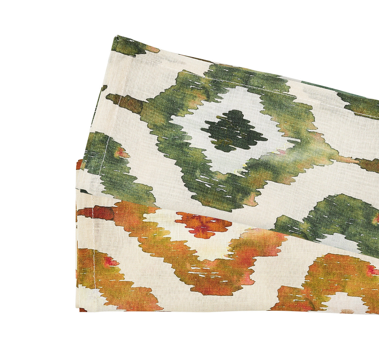 Watercolor Ikat Napkins, Set of 4