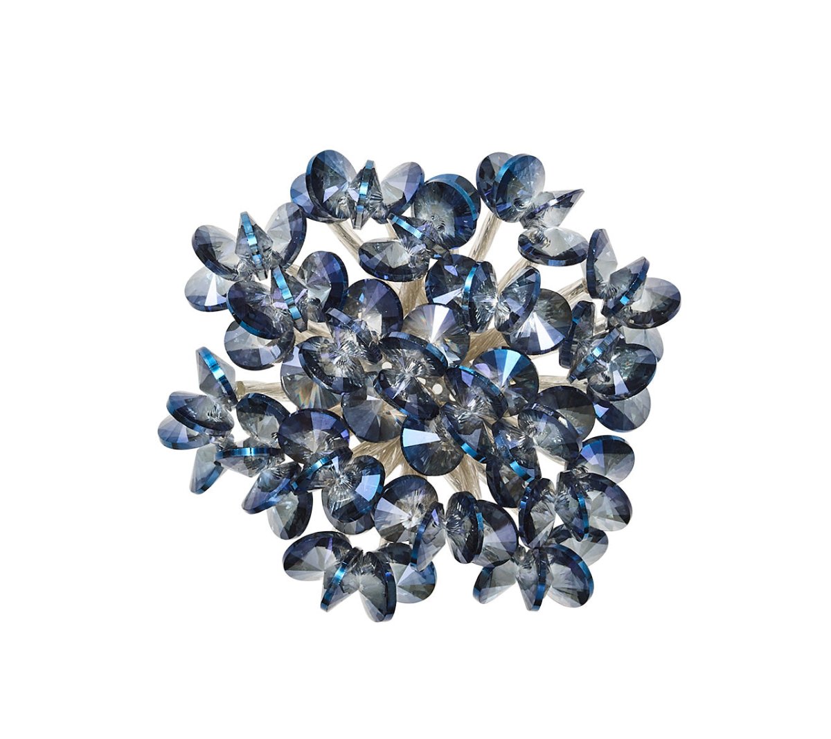 Aster Napkin Ring in Midnight, Set of 4