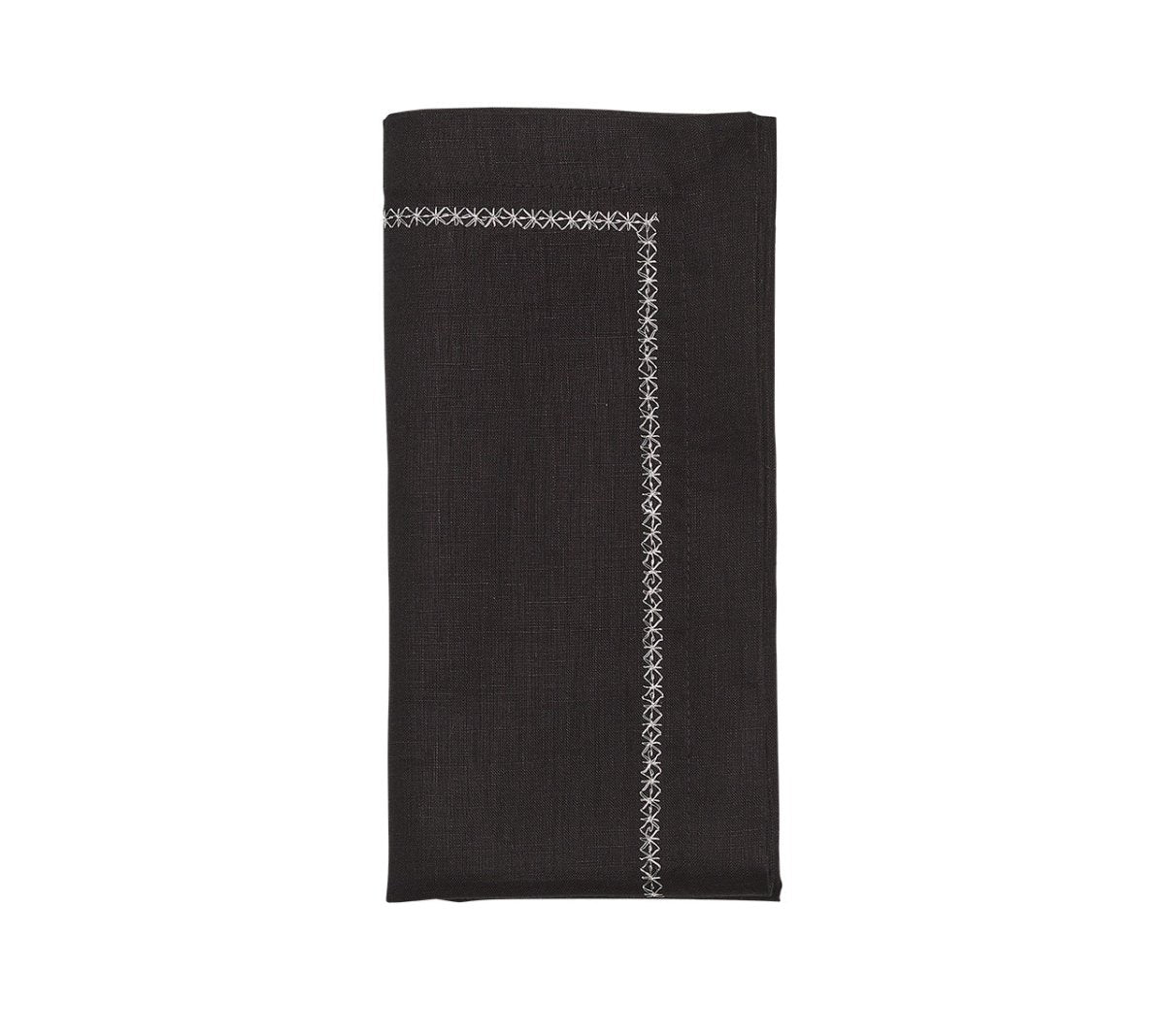 Classic Napkin in Black, Set of 4