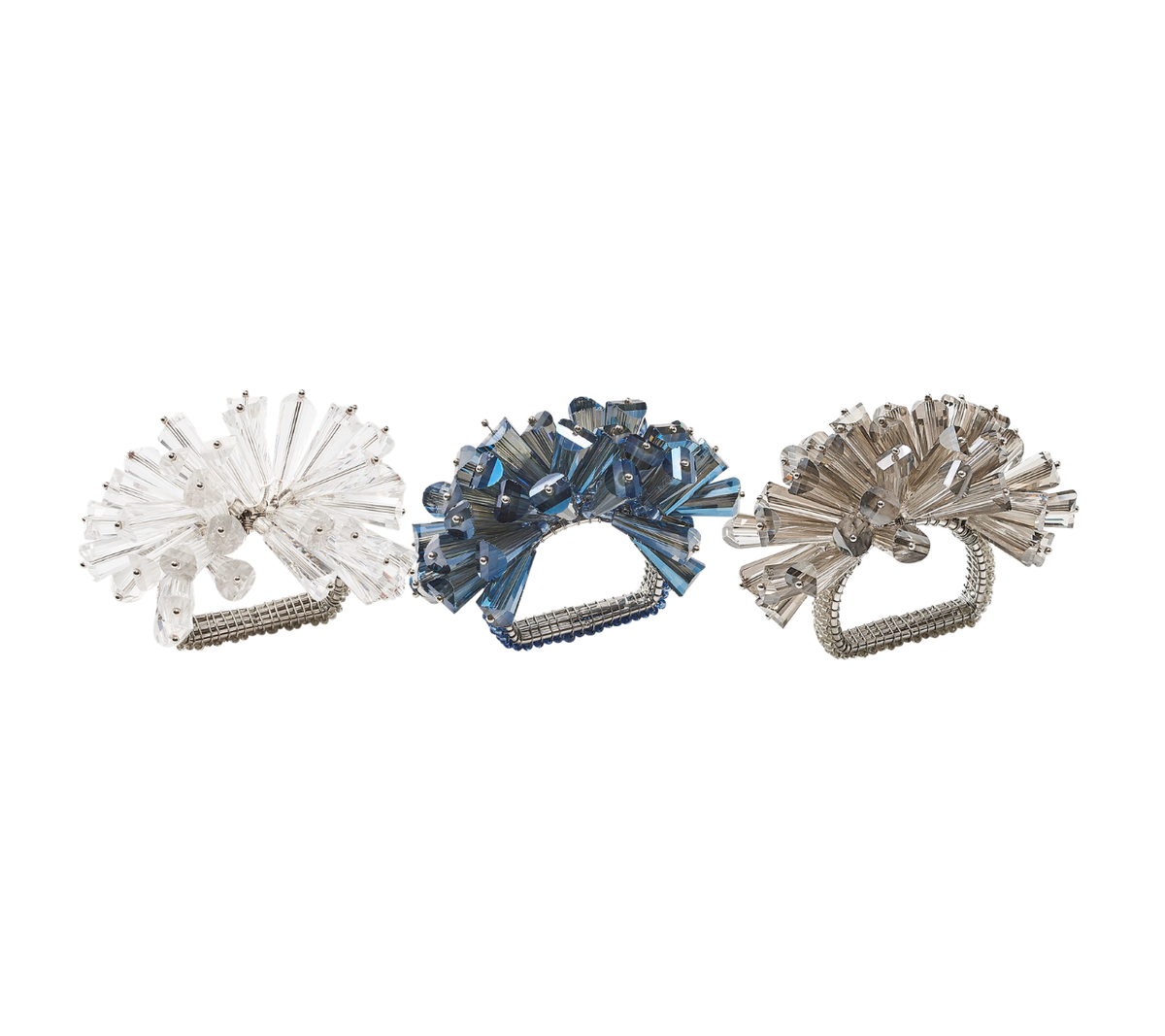 Dazzle Napkin Rings, Set of 4