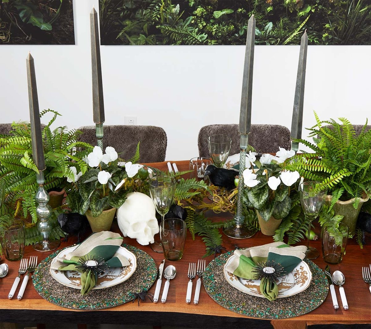 Kim Seybert, Inc.Dip Dye Napkin in Olive & Green, Set of 4Napkins