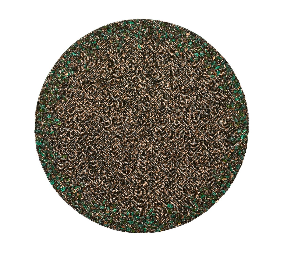 Sample: Forest Placemat in Green & Gold