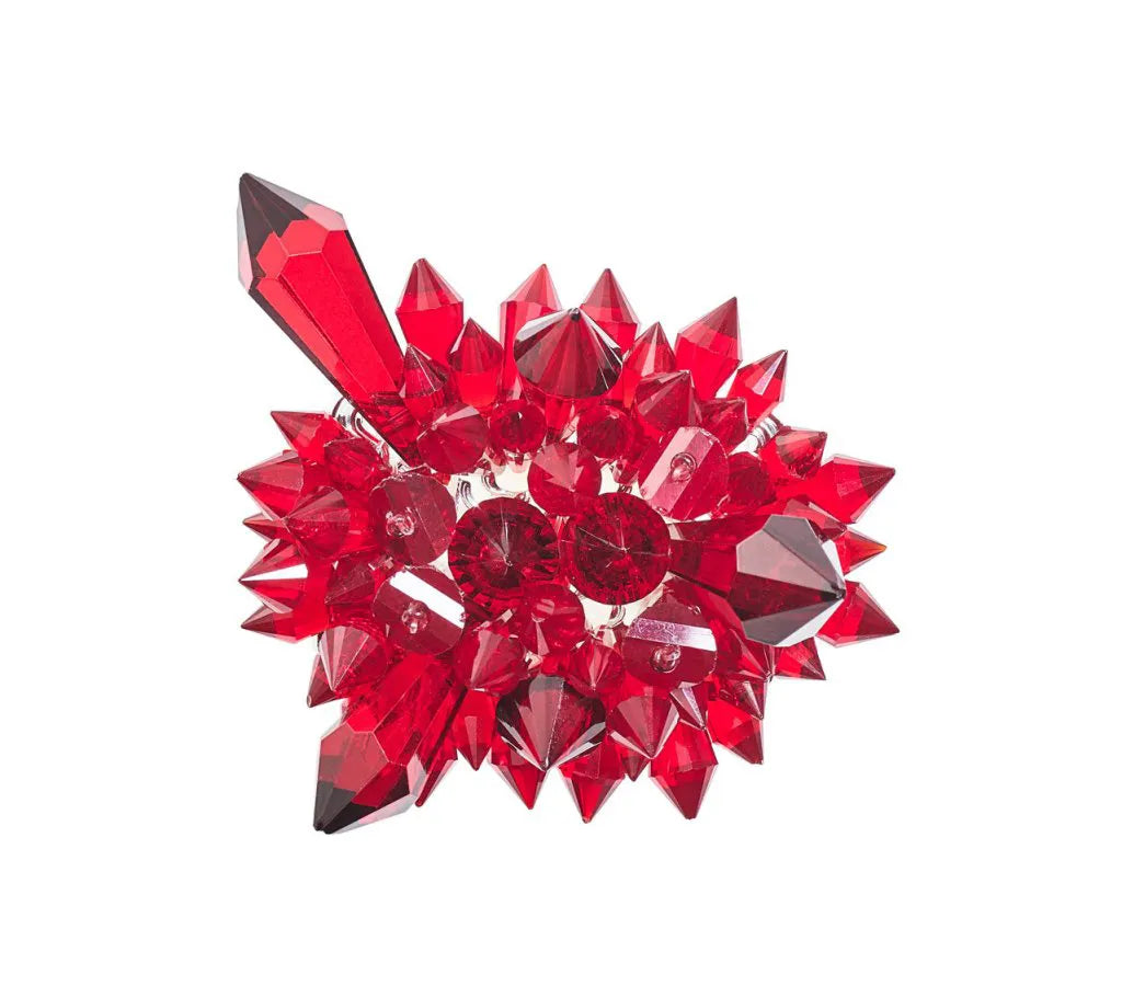 Zénith Napkin Ring in Red, Set of 4 in a Gift Box