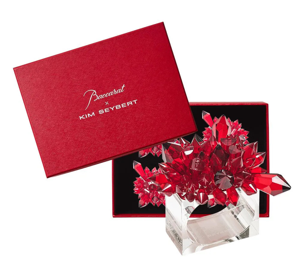 Zénith Napkin Ring in Red, Set of 4 in a Gift Box