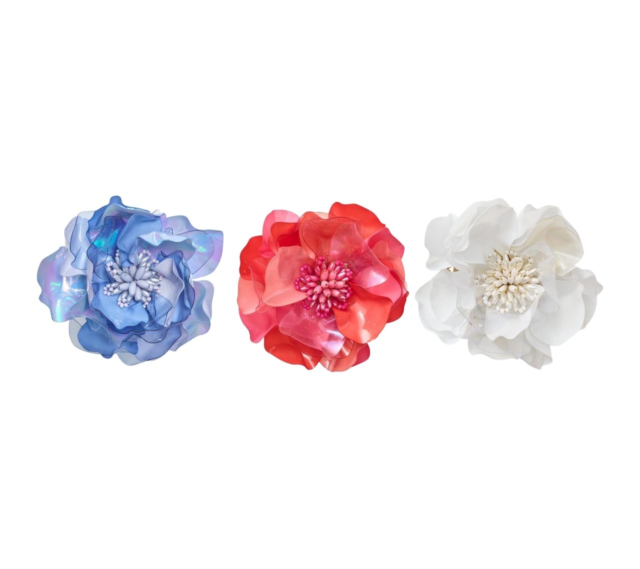 Gardenia Napkin Rings, Set of 4