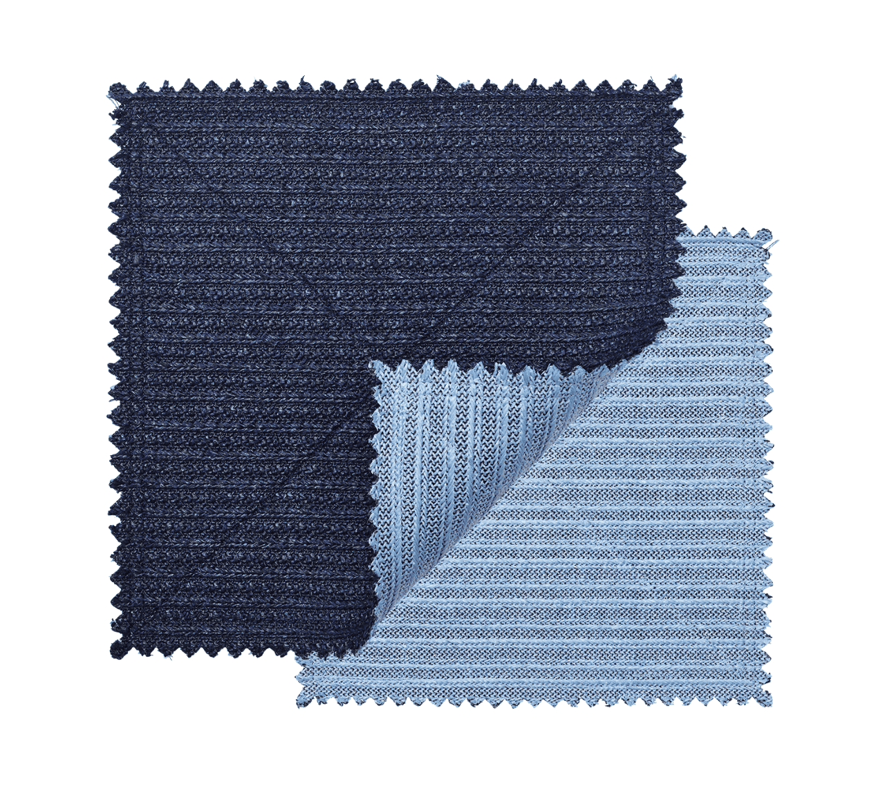 Vista Placemat in Navy & Periwinkle