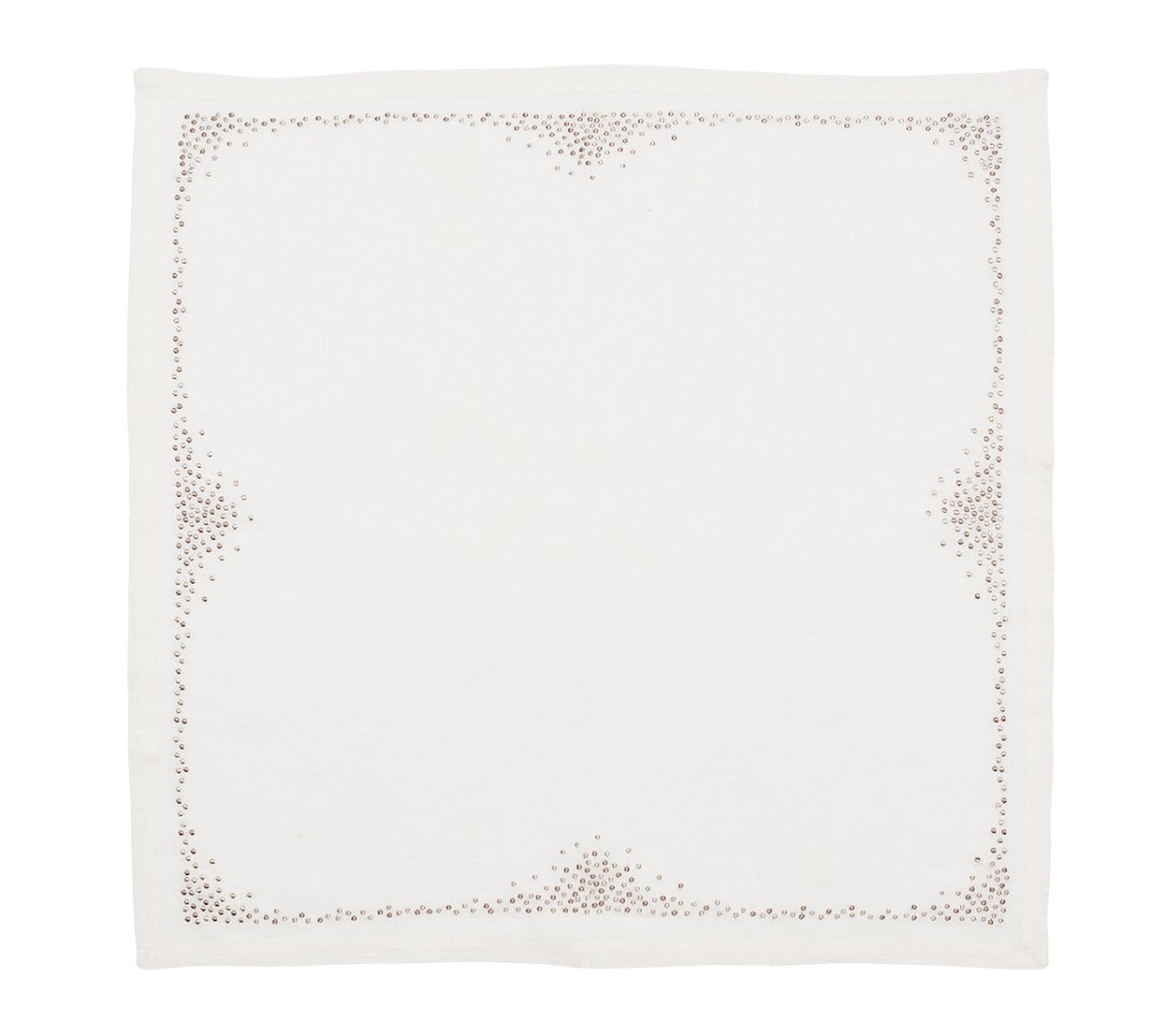 Pin Dot Napkin in White, Natural & Gray, Set of 4