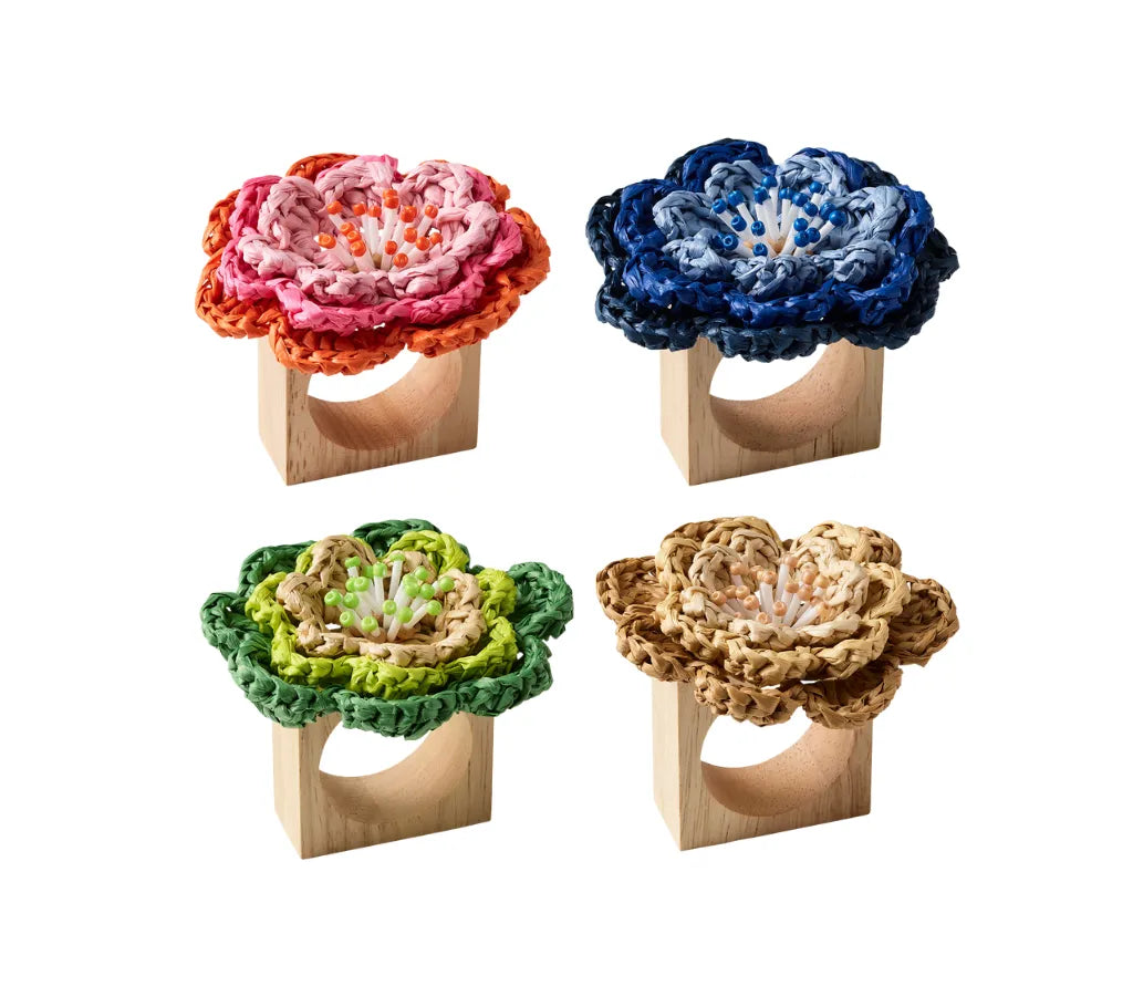 Pareo Napkin Rings, Set of 4