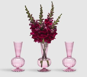 Kim Seybert Luxury Tess Bud Vase in Lavender in a Box