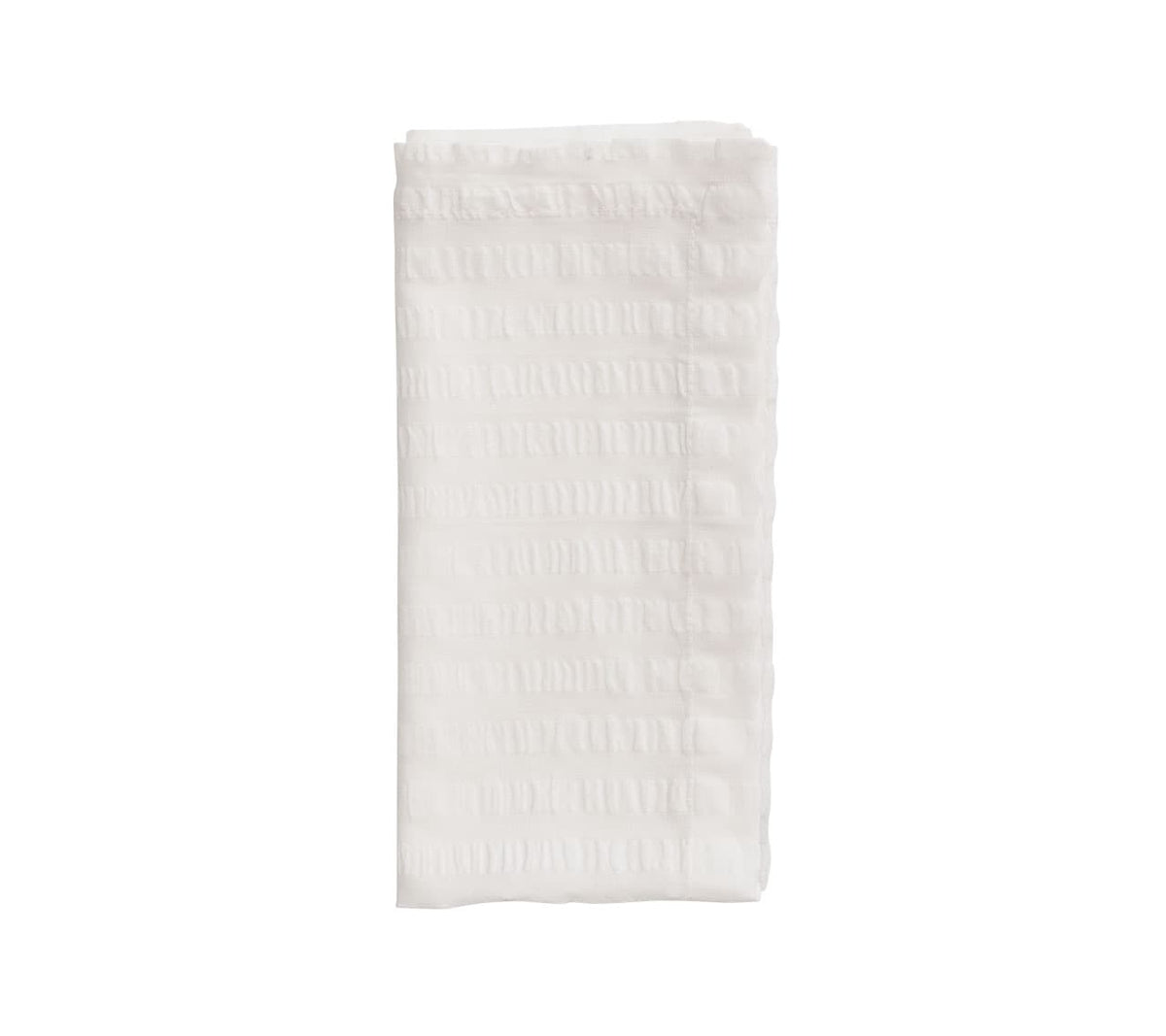 Kim Seybert, Inc.Seersucker Napkin in White, Set of 4Napkins