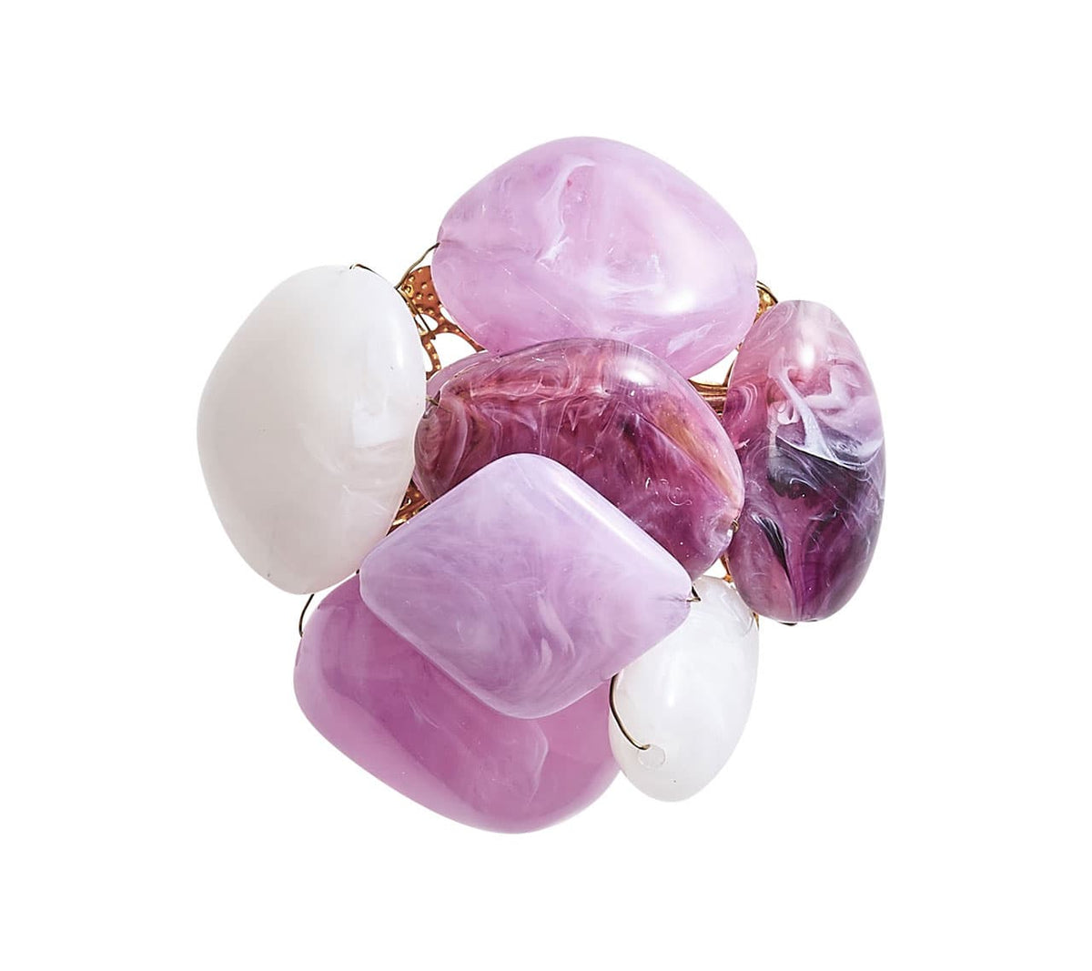 Kim Seybert, Inc.Sea Stone Napkin Ring in Lilac, Set of 4Napkin Rings