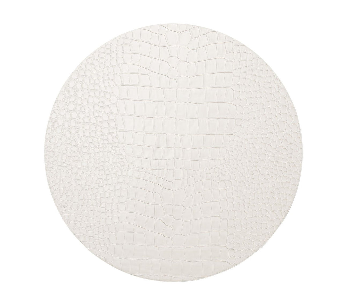 Kim Seybert Luxury Croco Placemat in White