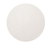 Kim Seybert Luxury Croco Placemat in White