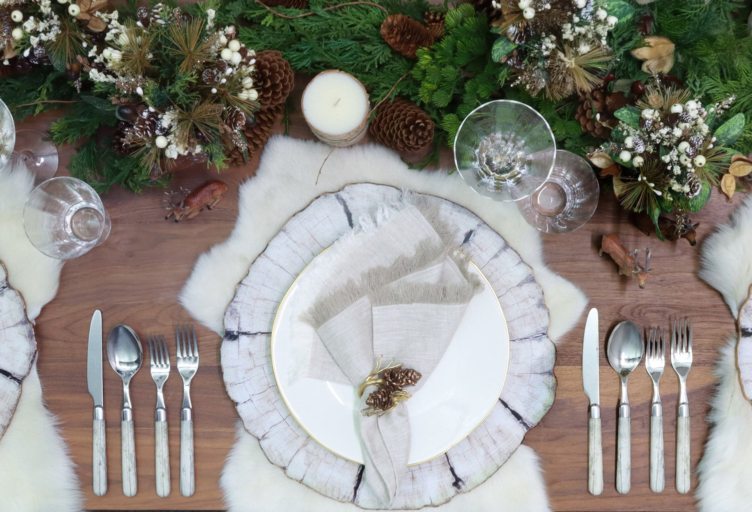 Alpine Chic Tablescapes
