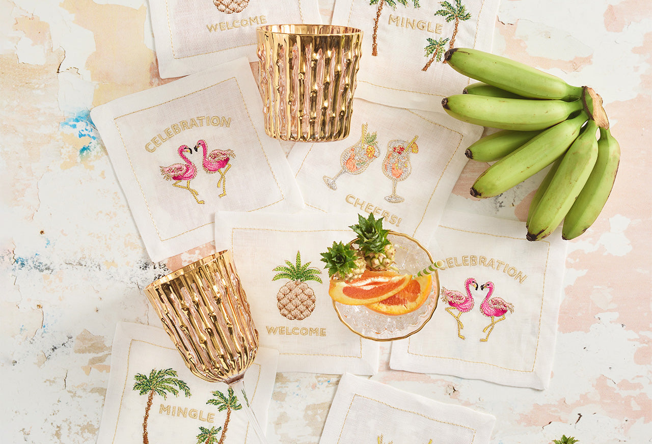cocktail napkin ideas for summer party 