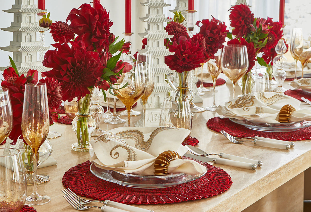 Luxurious Chinese New Year And Lunar New Year Table Settings