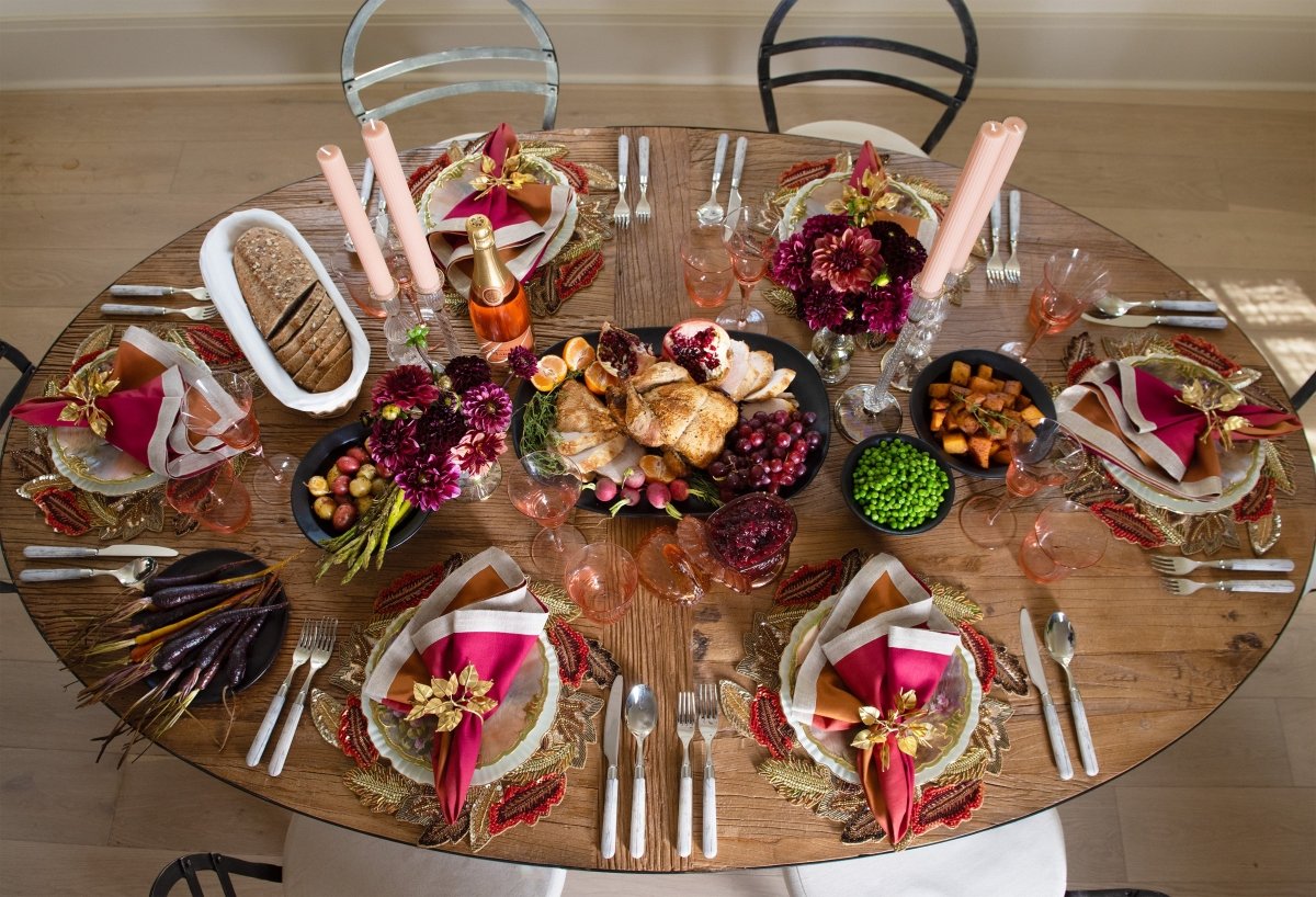 Elegant Thanksgiving Table Decor Placemats That Sets The Festive Mood - Kim Seybert