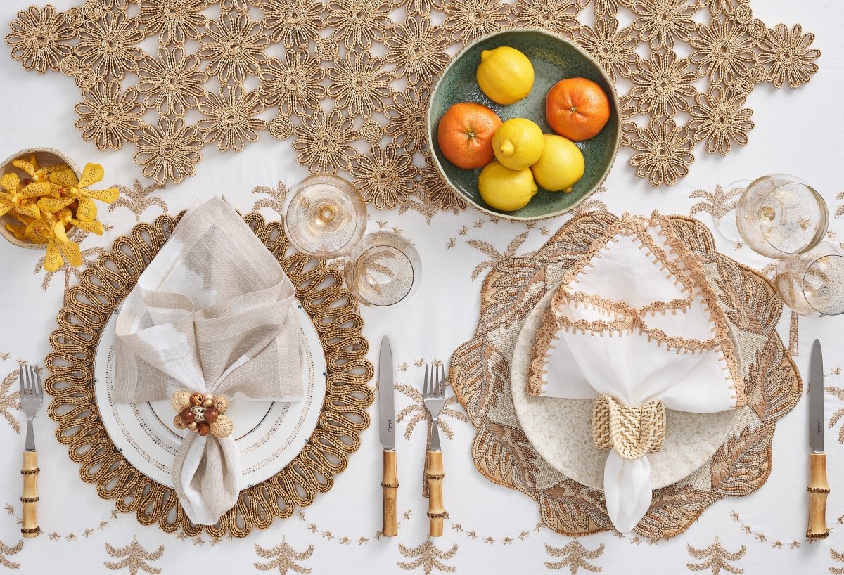 Expert Tips on Styling with Rattan and Wicker Placemats - Kim Seybert