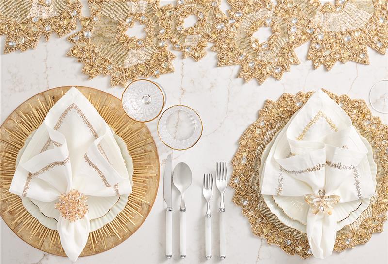 New Year’s Eve Placemats: Luxury Materials, Styles & Tablescape Ideas