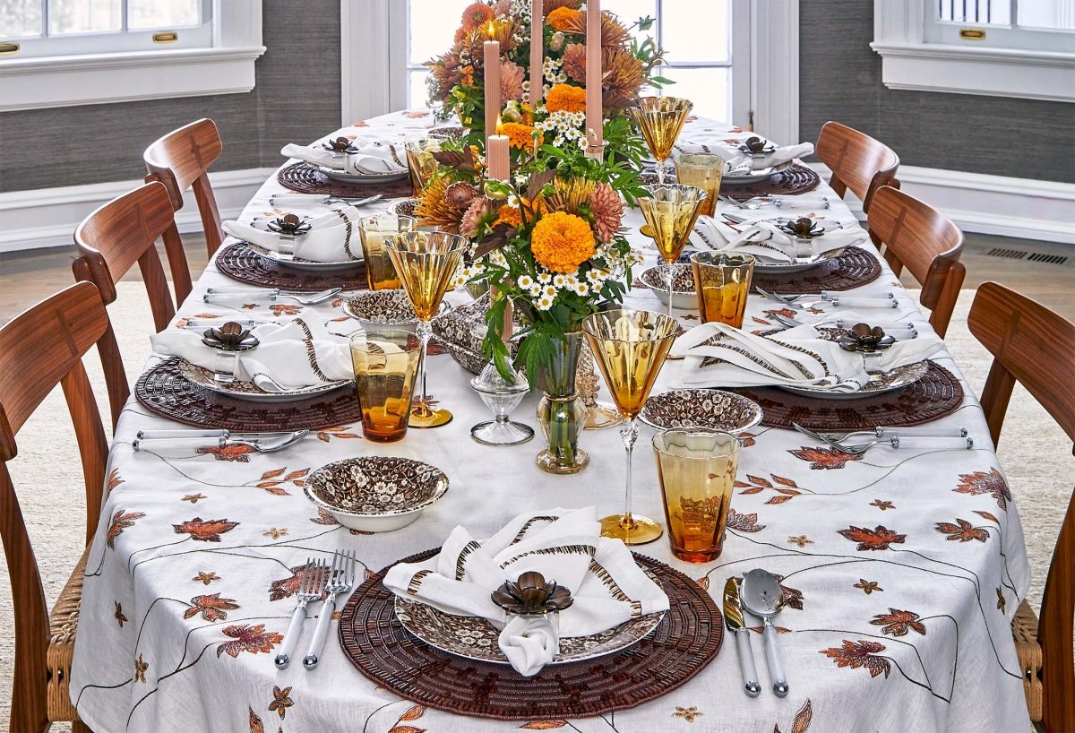 Thanksgiving Placemats: Expert Designer Tips to Curate a Stylish Table - Kim Seybert