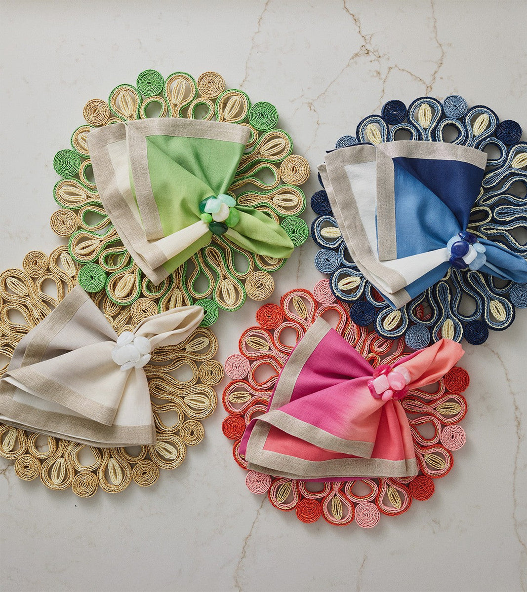 Luxury Placemats For Elevated Tablescapes by Home Designer Kim Seybert