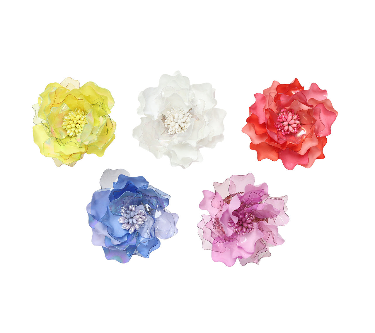 Gardenia Napkin Rings, Set of 4