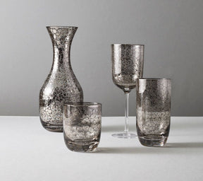 Kim Seybert, Inc.Crackle Goblet in Platinum, Set of 4