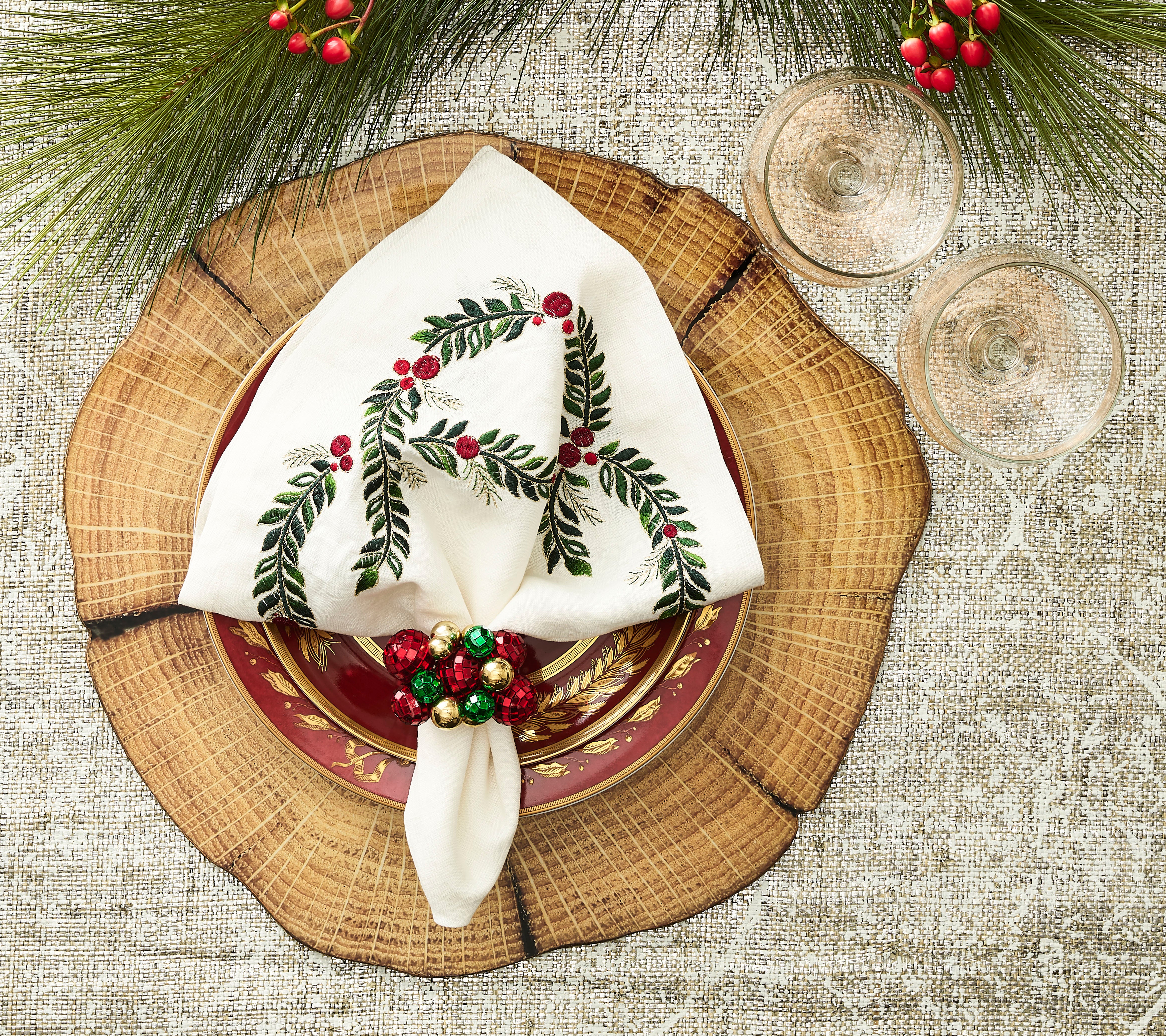 Woodland Placemat in Natural & Brown | Kim Seybert