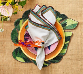 Kim Seybert, Inc.Belize Placemat in Green, Set of 2Placemats